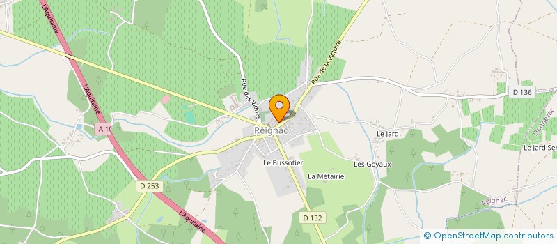 localisation de l'entreprise MADAME PATRICIA LENOIR à REIGNAC
