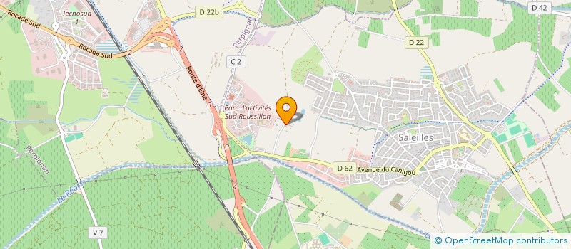 localisation de l'entreprise MADAME PATRICIA LEOTHIER  SALEILLES