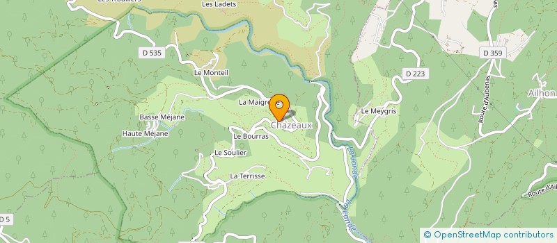 localisation de l'entreprise MADAME PATRICIA LEPICQ  CHAZEAUX