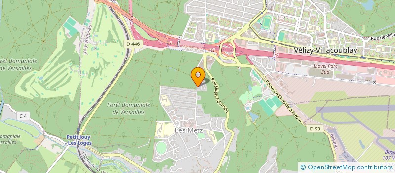 localisation de l'entreprise MADAME PATRICIA LEROY  JOUY-EN-JOSAS