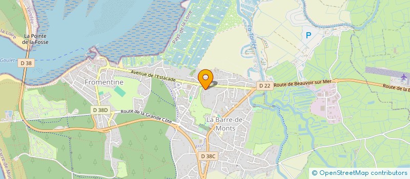 localisation de l'entreprise MADAME PATRICIA LEROY  LA BARRE-DE-MONTS