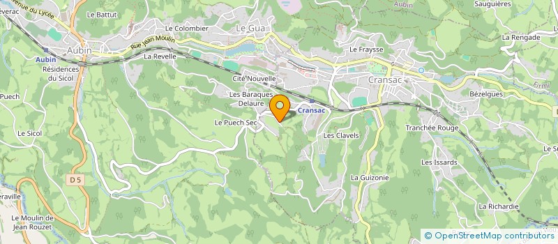 localisation de l'entreprise MADAME PATRICIA LEYROLLES  CRANSAC