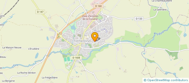 localisation de l'entreprise MADAME PATRICIA LHUMEAU  TREMENTINES