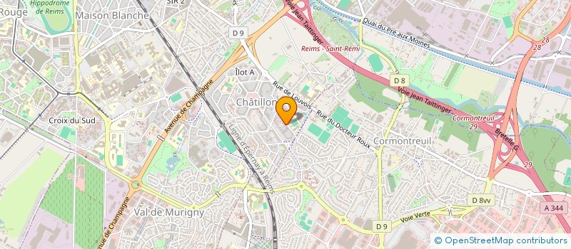 localisation de l'entreprise MADAME PATRICIA LIEGAUX à REIMS
