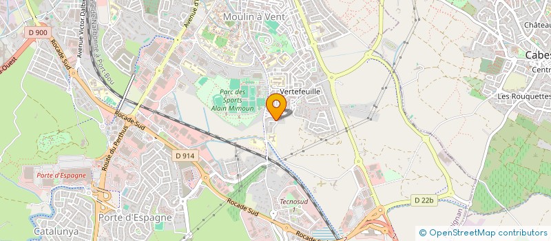 localisation de l'entreprise MADAME PATRICIA LOPEZ  PERPIGNAN