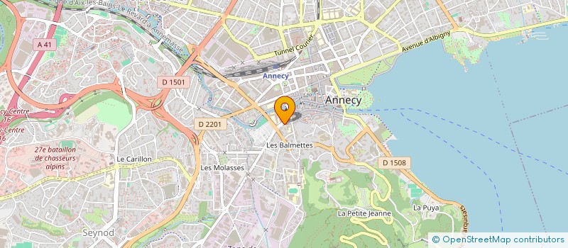 localisation de l'entreprise MADAME PATRICIA LOPEZ à ANNECY