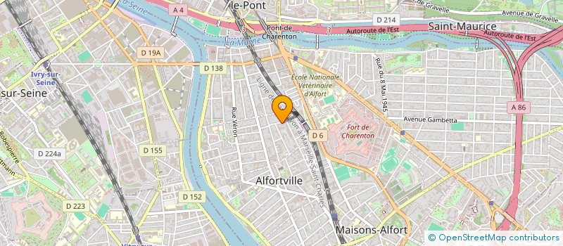 localisation de l'entreprise MADAME PATRICIA LOPEZ à ALFORTVILLE
