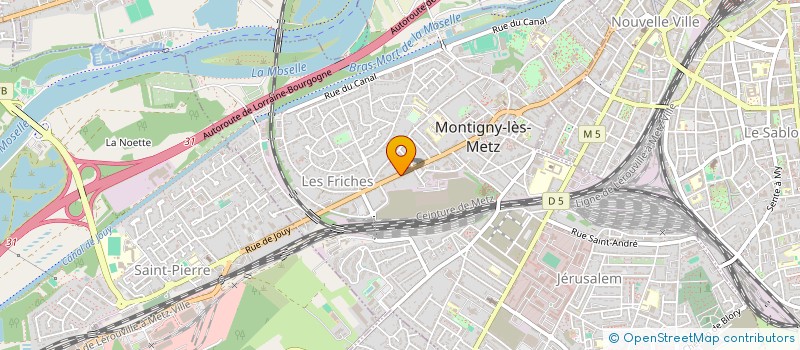 localisation de l'entreprise MADAME PATRICIA LOPEZ à MONTIGNY-LES-METZ