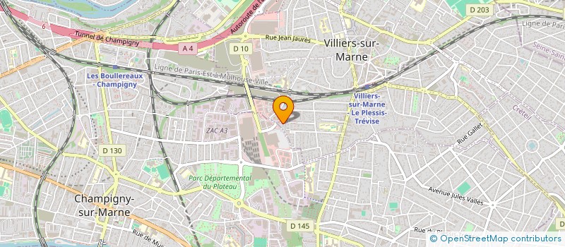 localisation de l'entreprise MADAME PATRICIA LOUET  VILLIERS-SUR-MARNE