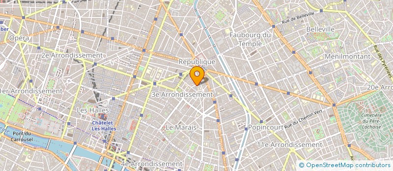 localisation de l'entreprise MADAME PATRICIA LOUVRADOUX à PARIS
