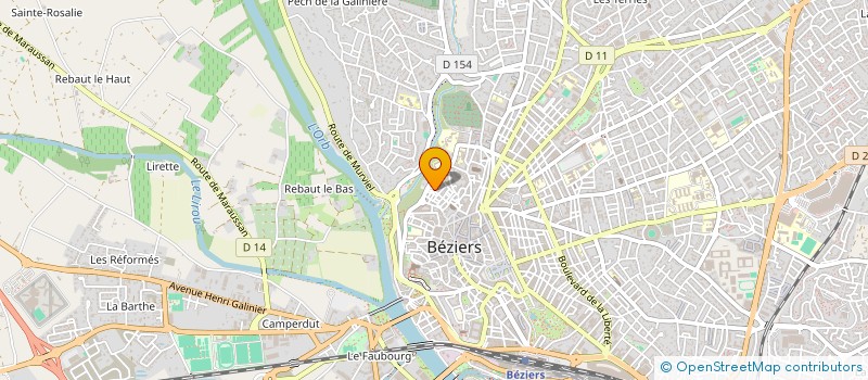 localisation de l'entreprise MADAME PATRICIA LOZANO à BEZIERS