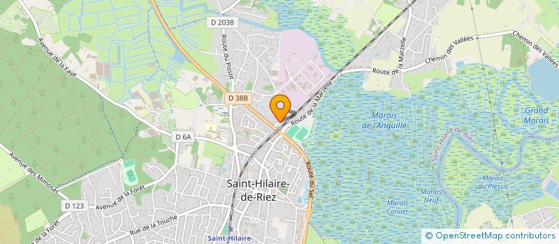 localisation de l'entreprise MADAME PATRICIA LUBERT  SAINT-HILAIRE-DE-RIEZ