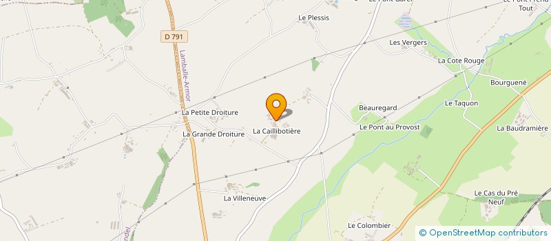 localisation de l'entreprise MADAME PATRICIA LUBIN à LAMBALLE-ARMOR