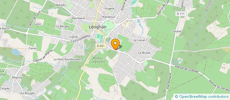 localisation de l'entreprise MADAME PATRICIA LUDMANN à LEOGNAN