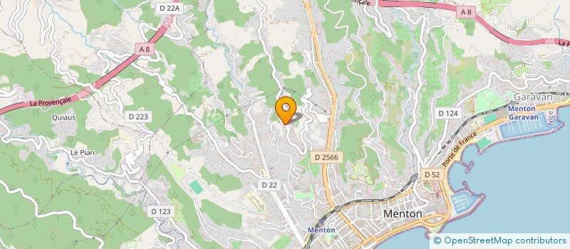 localisation de l'entreprise MADAME PATRICIA MACEDO GONCALVES à MENTON