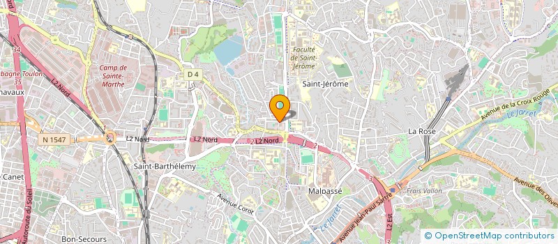 localisation de l'entreprise MADAME PATRICIA MAKO à MARSEILLE