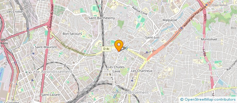 localisation de l'entreprise MADAME PATRICIA MALBOSC à MARSEILLE
