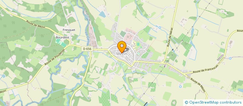 localisation de l'entreprise MADAME PATRICIA MANABERA  MEZIN