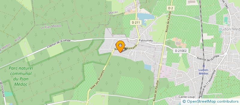 localisation de l'entreprise MADAME PATRICIA MANCINI  LE PIAN-MEDOC