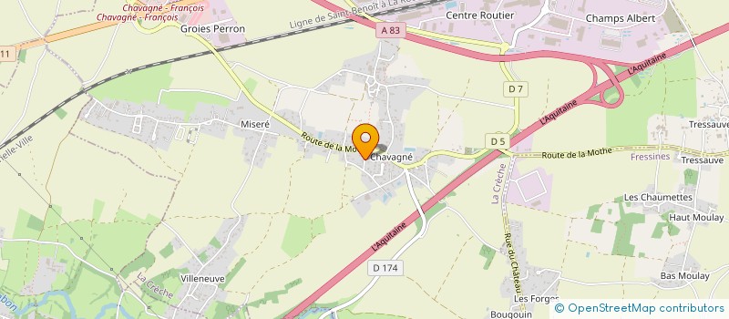 localisation de l'entreprise MADAME PATRICIA MANGOU  LA CRECHE