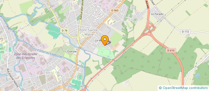 localisation de l'entreprise MADAME PATRICIA MANNOO  PONT-SAINTE-MARIE