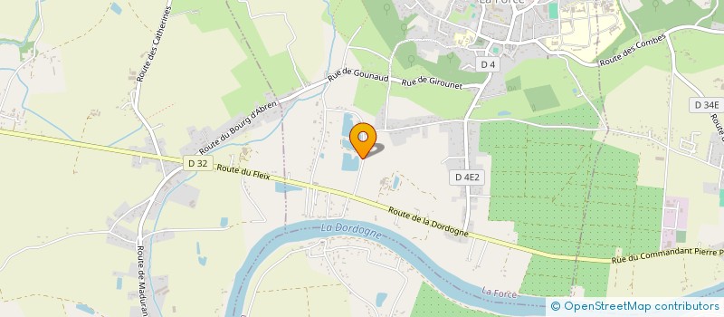 localisation de l'entreprise MADAME PATRICIA MARCADET  LA FORCE