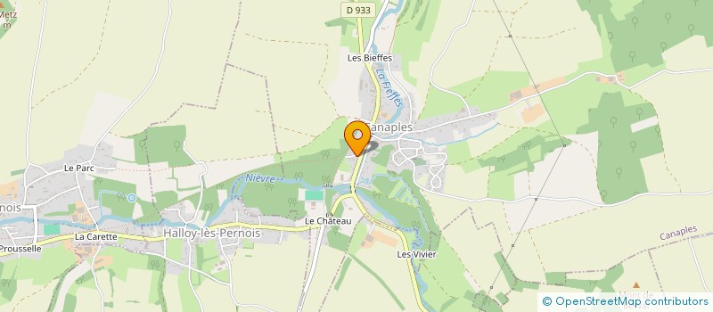 localisation de l'entreprise MADAME PATRICIA MARCHAND  CANAPLES