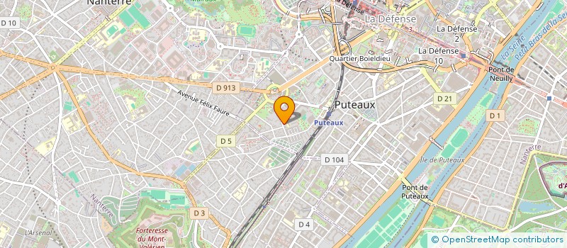 localisation de l'entreprise MADAME PATRICIA MARCHE  PUTEAUX