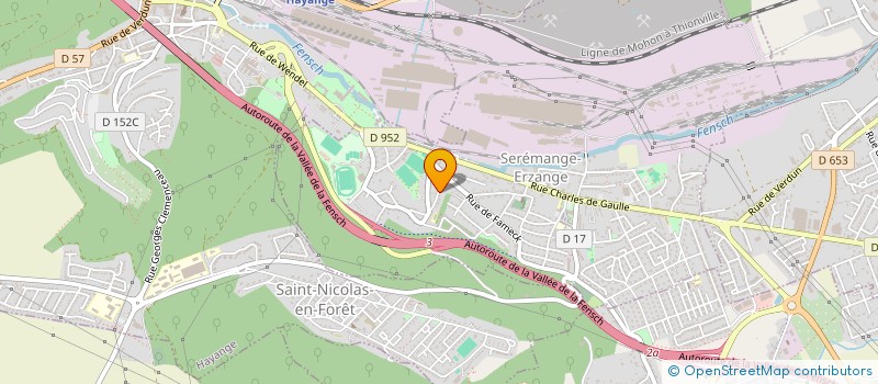 localisation de l'entreprise MADAME PATRICIA MARCONATO  SEREMANGE-ERZANGE