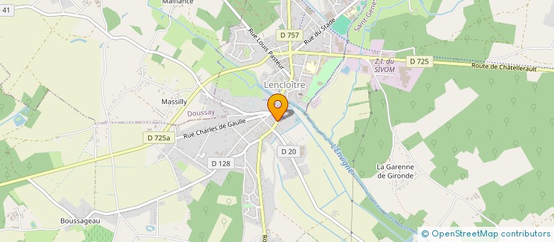 localisation de l'entreprise MADAME PATRICIA MARCZAK  LENCLOITRE