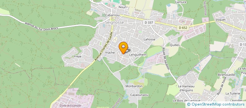 localisation de l'entreprise MADAME PATRICIA MARIE  SEIGNOSSE