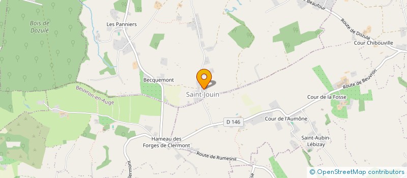 localisation de l'entreprise MADAME PATRICIA MARIE  SAINT-LEGER-DUBOSQ