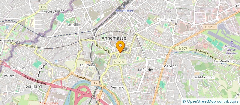 localisation de l'entreprise MADAME PATRICIA MARQUES FRAGA  ANNEMASSE