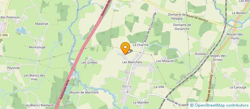 localisation de l'entreprise MADAME PATRICIA MARQUIS  BENY