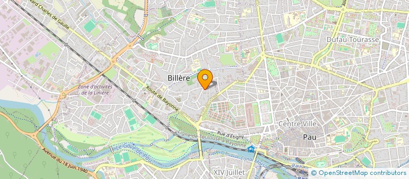 localisation de l'entreprise MADAME PATRICIA MARRACQ  BILLERE