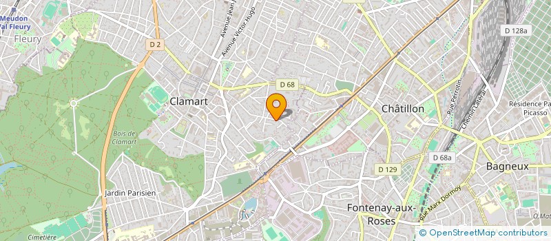 localisation de l'entreprise MADAME PATRICIA MARTEL à CLAMART