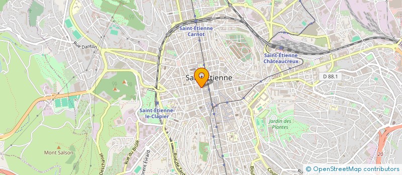 localisation de l'entreprise MADAME PATRICIA MARTIN à SAINT-ETIENNE