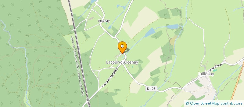 localisation de l'entreprise MADAME PATRICIA MARTIN  LACOUR-D'ARCENAY