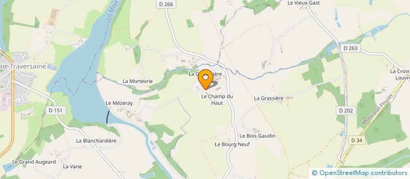 localisation de l'entreprise MADAME PATRICIA MARTINEAU à SAINT-FRAIMBAULT-DE-PRIERES