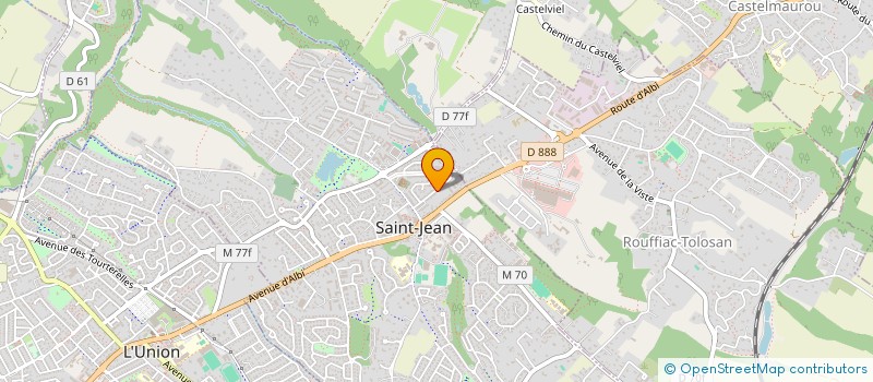 localisation de l'entreprise MADAME PATRICIA MARTINEZ à SAINT-JEAN