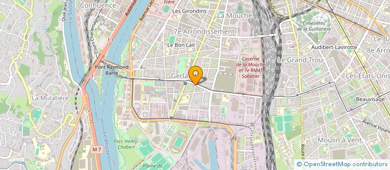 localisation de l'entreprise MADAME PATRICIA MARTINEZ  LYON