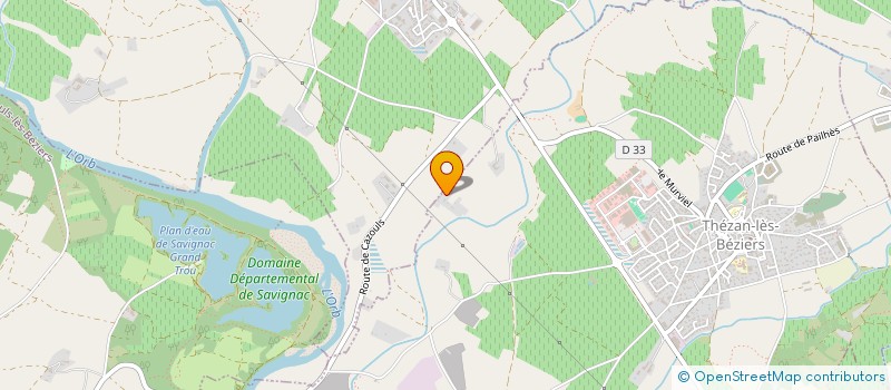 localisation de l'entreprise MADAME PATRICIA MARTINEZ  THEZAN-LES-BEZIERS