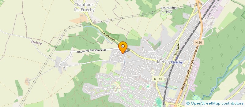 localisation de l'entreprise MADAME PATRICIA MARTINS  ETRECHY