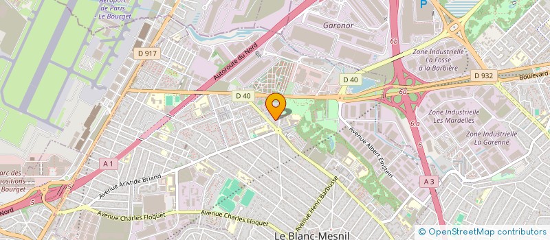 localisation de l'entreprise MADAME PATRICIA MASSOLINI à LE BLANC-MESNIL
