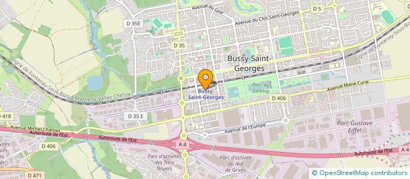 localisation de l'entreprise MADAME PATRICIA MATANDA MUSASA  BUSSY-SAINT-GEORGES