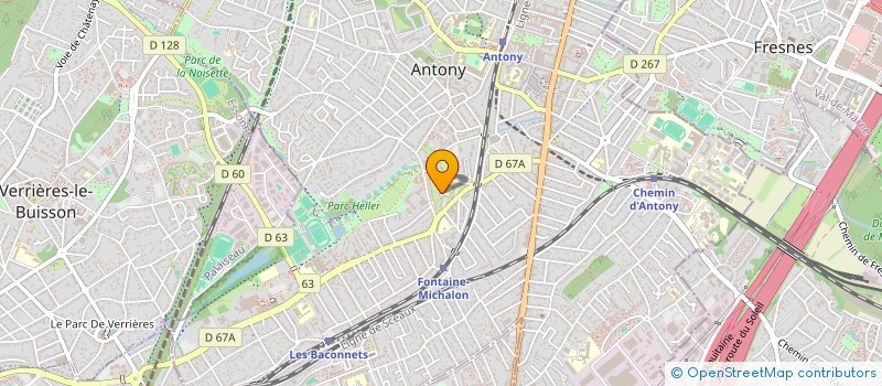 localisation de l'entreprise MADAME PATRICIA MATHIEUX à ANTONY