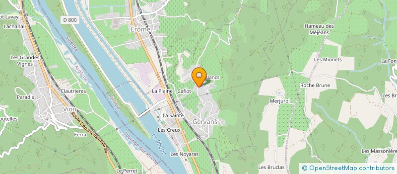 localisation de l'entreprise MADAME PATRICIA MAYNARD  GERVANS