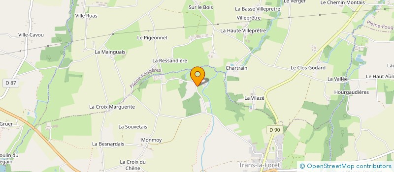 localisation de l'entreprise MADAME PATRICIA MEADOWS  TRANS-LA-FORET