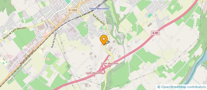 localisation de l'entreprise MADAME PATRICIA MELLADO  SAINT-MARCELLIN