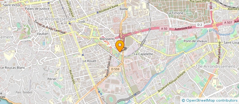 localisation de l'entreprise MADAME PATRICIA MELLET à MARSEILLE 10EME